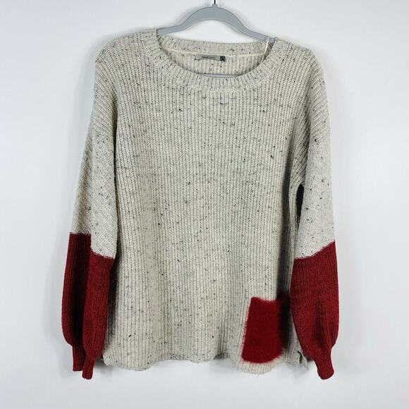 Maude Vivante Sweaters - Maude Vivante Size Medium Specked Balloon Sleeve Pocket Sweater